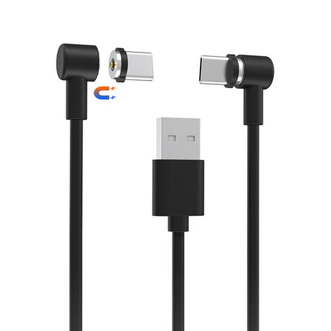 DOBE TP5-2520 For PS VR2 Controller 1 USB to 2 Type C 90 Degree Magnetic Charging Cord USB C Charger Cable