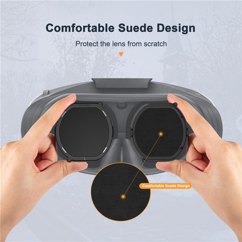 DEVASO Anti-Scratch Lens Cover Compatible with PS VR2 Headset Lightweight Lens Protector