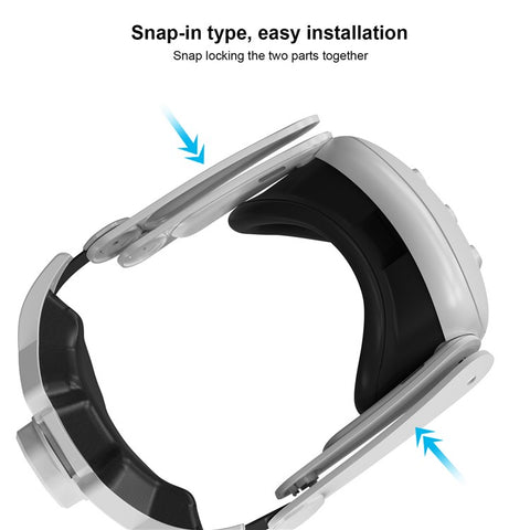 JYS JYS-MQ010 For Meta Quest 3 VR Headset Adjustable Head Strap Pressure Reduce Fixing Headband