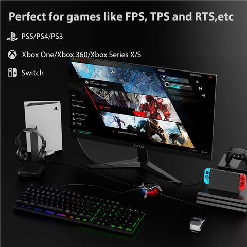 AIMZENIX Monster For Switch PS5 / 4 / 3 XBox Keyboard Mouse Adapter Converter