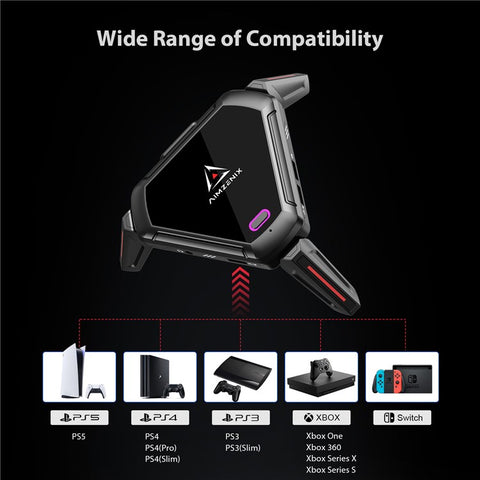 AIMZENIX Monster For Switch PS5 / 4 / 3 XBox Keyboard Mouse Adapter Converter