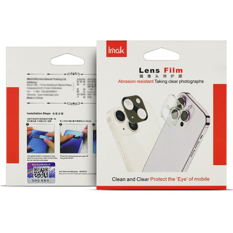 IMAK For Xiaomi Redmi Note 14 Pro 5G / Poco X7 5G Tempered Glass Camera Lens Protector + Acrylic Lens Cap
