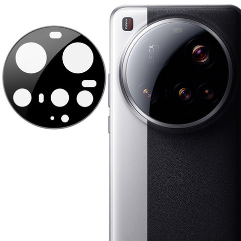 IMAK For Xiaomi 15 Ultra Camera Lens Protector Tempered Glass HD Clear Lens Film (Black Version)