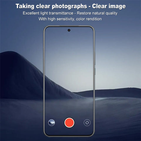 IMAK For Xiaomi 15 Ultra Camera Lens Protector Tempered Glass HD Clear Lens Film (Black Version)