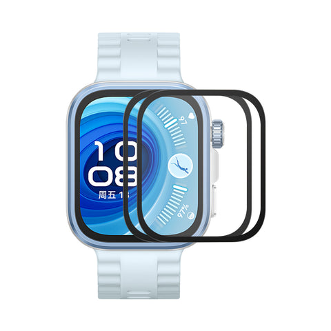 ENKAY HAT PRINCE For Huawei Watch Fit 4 Pro 2Pcs Screen Protector   3D Curved PC + PMMA Ultra Clear Film