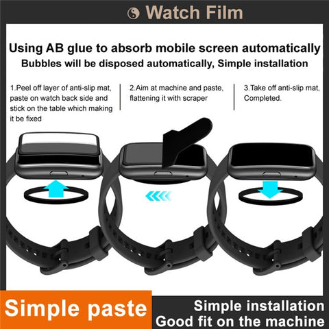 IMAK For Huawei Watch Fit 4 Screen Protector Anti Scratch PMMA Watch Film