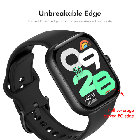 ENKAY HAT PRINCE For Xiaomi Redmi Watch Move 2Pcs Screen Protector   3D Curved PC + PMMA Ultra Clear Film