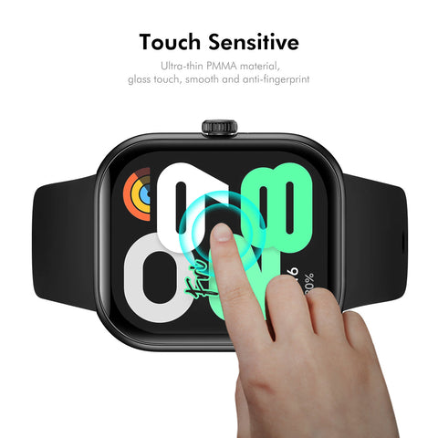 ENKAY HAT PRINCE For Xiaomi Redmi Watch Move 2Pcs Screen Protector   3D Curved PC + PMMA Ultra Clear Film