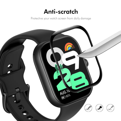 ENKAY HAT PRINCE For Xiaomi Redmi Watch Move 2Pcs Screen Protector   3D Curved PC + PMMA Ultra Clear Film