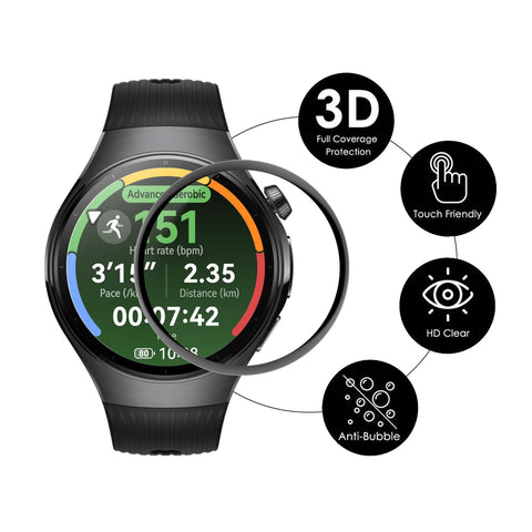 ENKAY HAT PRINCE For Huawei Watch 5 42mm 2Pcs Screen Protector   3D Curved PC + PMMA Ultra Clear Film