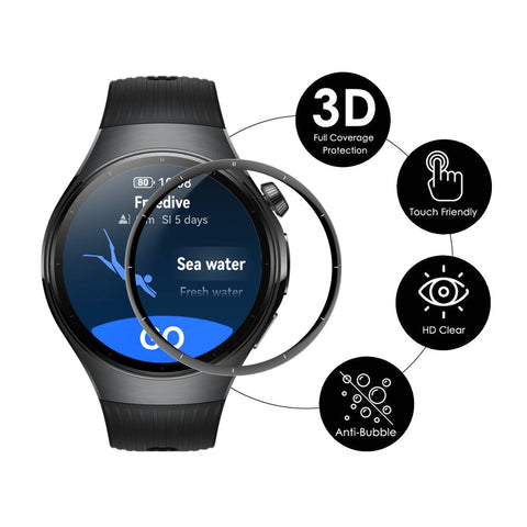 ENKAY HAT PRINCE For Huawei Watch 5 46mm Screen Protector   3D Curved PC + PMMA Ultra Clear Film