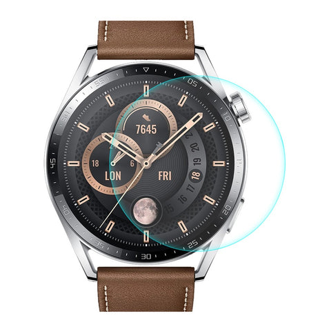 ENKAY HAT PRINCE HD Clear Anti-oil Anti-scratch 0.2mm 9H Hardness 2.15D Arc Edge Tempered Glass Screen Protector for Huawei Watch GT 3 46mm