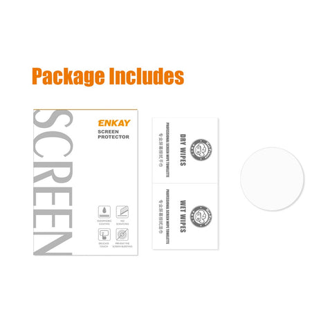 ENKAY HAT PRINCE HD Clear Anti-oil Anti-scratch 0.2mm 9H Hardness 2.15D Arc Edge Tempered Glass Screen Protector for Huawei Watch GT 3 46mm