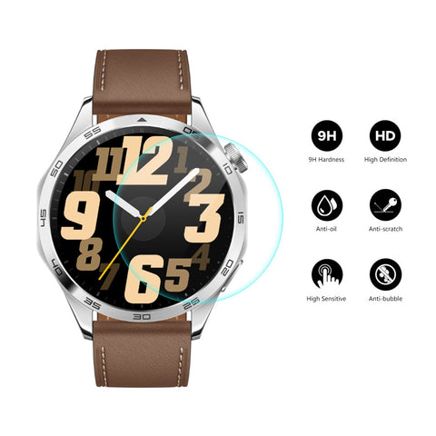 ENKAY HAT PRINCE For Huawei Watch GT 4 46mm Screen Protector 0.2mm 9H High Aluminum-silicon Glass Transparent Film