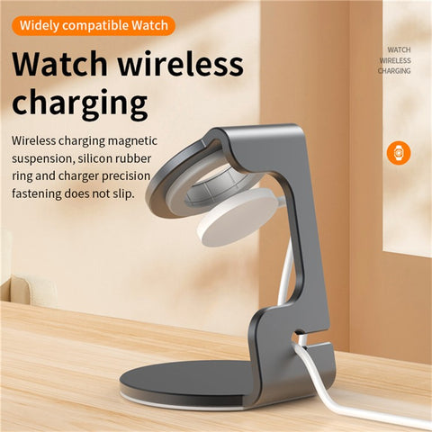 For Apple Watch Wireless Charging Bracket Aluminum Alloy Charger Dock Stand