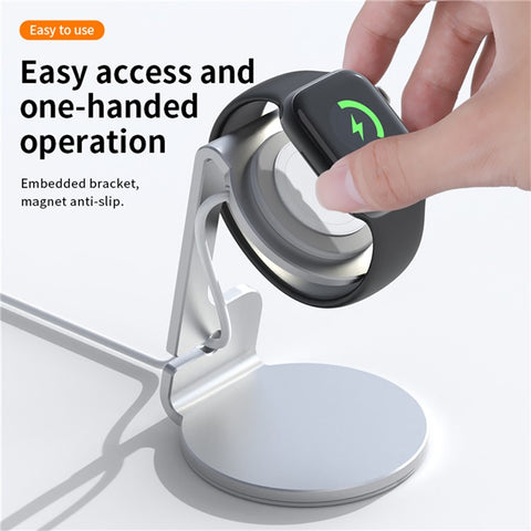 For Apple Watch Wireless Charging Bracket Aluminum Alloy Charger Dock Stand