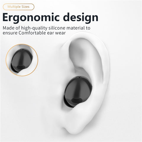AHASTYLE PT168-B2 6 Pairs For Samsung Galaxy Buds2 Pro Silicone Ear Tips Replacement Earphone Caps, Size: S + M + L