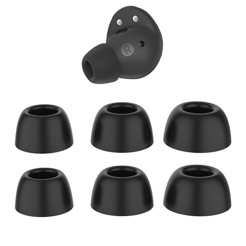 AHASTYLE PT168-B2 6 Pairs For Samsung Galaxy Buds2 Pro Silicone Ear Tips Replacement Earphone Caps, Size: S + M + L