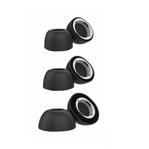 AHASTYLE WG173 3 Pairs Size M Silicone Eartips for Samsung Galaxy Buds3 Pro Bluetooth-Compatible Earbuds Replacement Tips