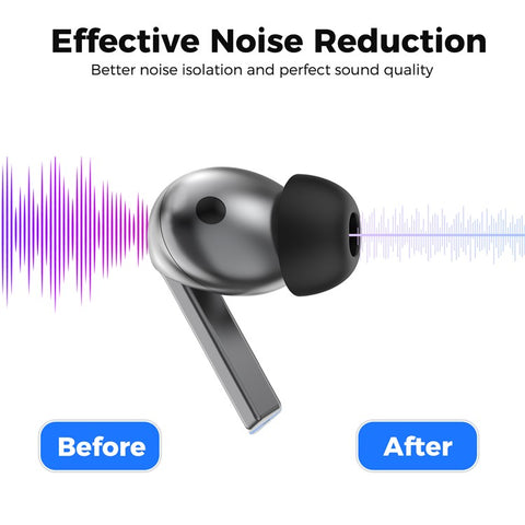 AHASTYLE WG173 3 Pairs Size M Silicone Eartips for Samsung Galaxy Buds3 Pro Bluetooth-Compatible Earbuds Replacement Tips