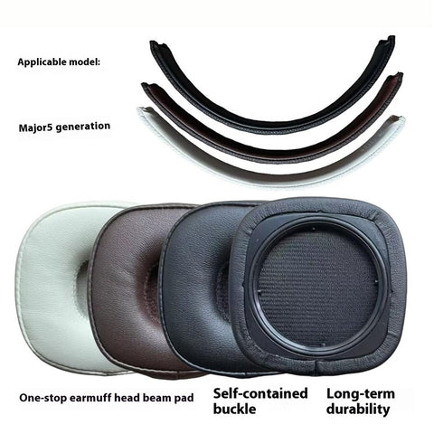 For Marshall Major V Headband Replacement Protein Leather Headphones Repair Kit