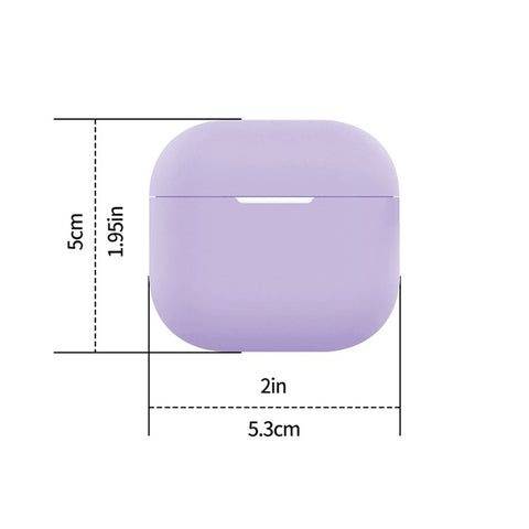 For AirPods 4 Silicone Earbuds Case Soft Protective Cover No Hook with Cleaning Pen