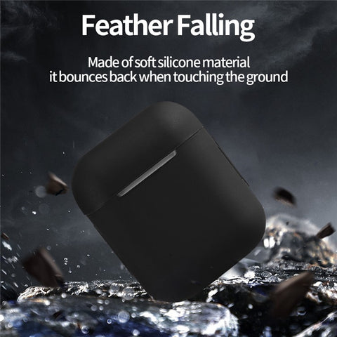 For Apple AirPods with Wireless Charging Case (2019)  /  AirPods with Charging Case (2019)  /  (2016) Silicone Case with Cleaning Pen