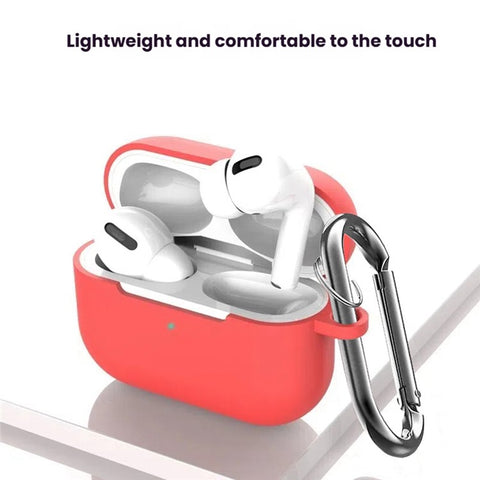 For Apple AirPods Pro Silicone Case Earphone Cover with Cleaning Pen and Hook