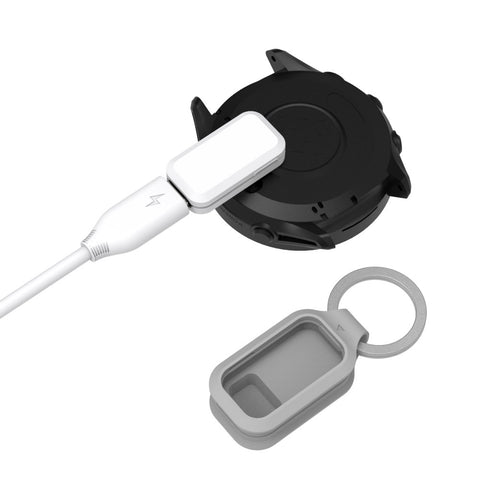 Charging Adapter for Garmin Venu 3 / 3S / Fenix 7 / 7X / 6 / 6X / 5S / Instinct Smart Watch Charger Connector with TPE Case, White