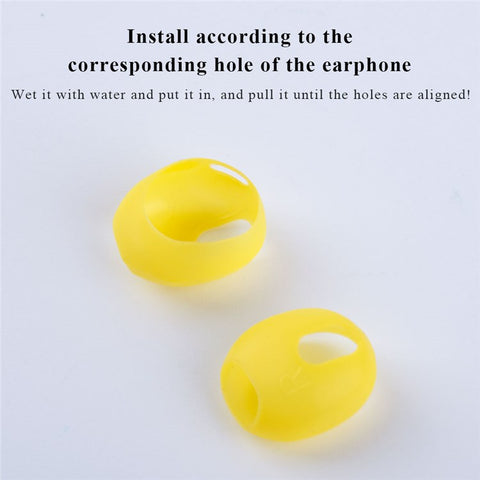 1 Pair Silicone Earphone Ear Caps for Apple AirPods 3, Bluetooth-compatible Earbuds Ear Tips Protective Covers