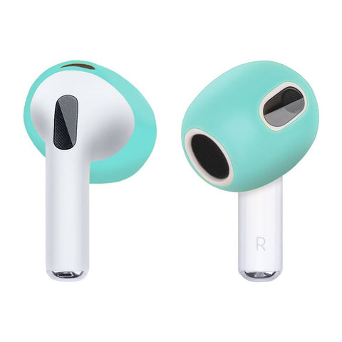 1 Pair Silicone Earphone Ear Caps for Apple AirPods 3, Bluetooth-compatible Earbuds Ear Tips Protective Covers
