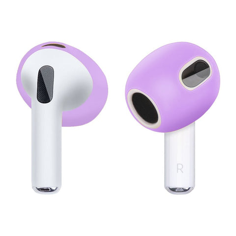 1 Pair Silicone Earphone Ear Caps for Apple AirPods 3, Bluetooth-compatible Earbuds Ear Tips Protective Covers