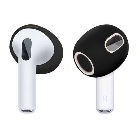 1 Pair Silicone Earphone Ear Caps for Apple AirPods 3, Bluetooth-compatible Earbuds Ear Tips Protective Covers
