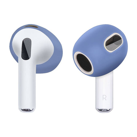 1 Pair Silicone Earphone Ear Caps for Apple AirPods 3, Bluetooth-compatible Earbuds Ear Tips Protective Covers
