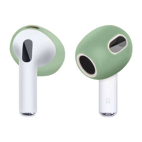 1 Pair Silicone Earphone Ear Caps for Apple AirPods 3, Bluetooth-compatible Earbuds Ear Tips Protective Covers