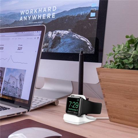 A040 For Apple Watch Silicone Charger Holder Desktop Smart Watch Charging Stand Base