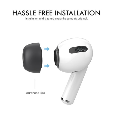 AHASTYLE PT99-1 1 Pair Earbud Ear Tips for Apple AirPods Pro 2 / AirPods Pro Bluetooth-compatible Earphone Silicone Caps Covers Replacement