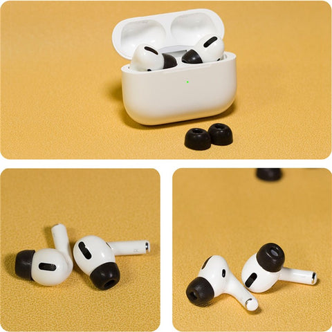 AHASTYLE WG28 3 Pairs S / M / L Size Earbuds Covers for Apple AirPods Pro / AirPods Pro 2 Replacement Memory Foam In-ear Earphone Eartips