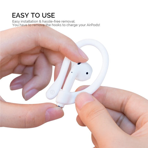 AHASTYLE PT78-M Ear Hooks for Apple AirPods with Charging Case (2016) / (2019) / AirPods with Wireless Charging Case (2019) / AirPods Pro / Pro 2