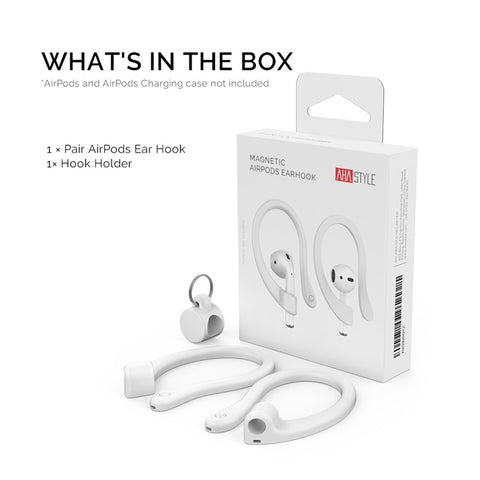 AHASTYLE PT78-M Ear Hooks for Apple AirPods with Charging Case (2016) / (2019) / AirPods with Wireless Charging Case (2019) / AirPods Pro / Pro 2