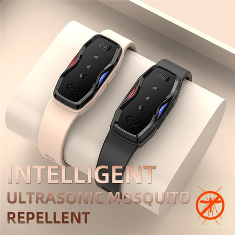 DIROSE F1 Chemical Free Ultrasonic Mosquito Repellent Bracelet Wearable Insect Repeller Wristband