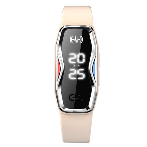 DIROSE F1 Pro Rechargeable Electronic Wristband Ultrasonic Mosquito Repellent Bracelet with Battery Display