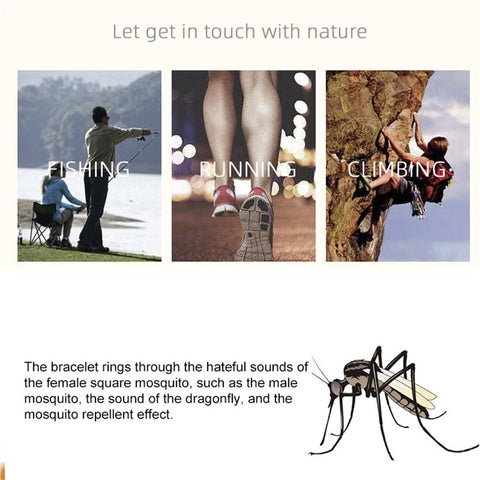 DIROSE F1 Max Ultrasonic Mosquito Repellent Bracelet Step Counter Electronic Smart Wristband
