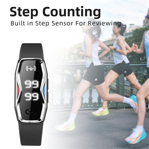 DIROSE F1 Max Ultrasonic Mosquito Repellent Bracelet Step Counter Electronic Smart Wristband