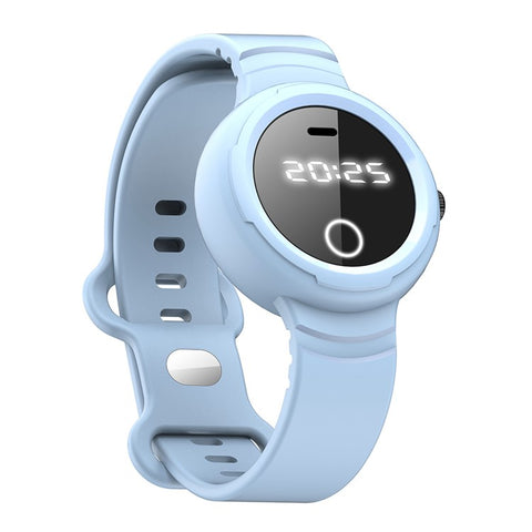 DIROSE F2 Touch Screen Electronic Smart Wristband Ultrasonic Mosquito Repellent Bracelet with Flashlight