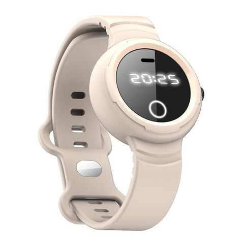 DIROSE F2 Touch Screen Electronic Smart Wristband Ultrasonic Mosquito Repellent Bracelet with Flashlight
