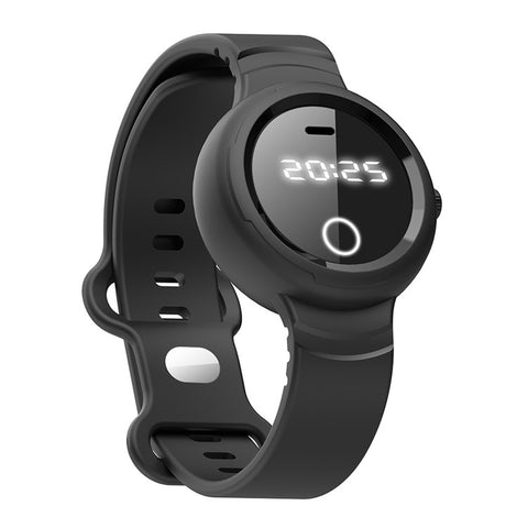 DIROSE F2 Touch Screen Electronic Smart Wristband Ultrasonic Mosquito Repellent Bracelet with Flashlight