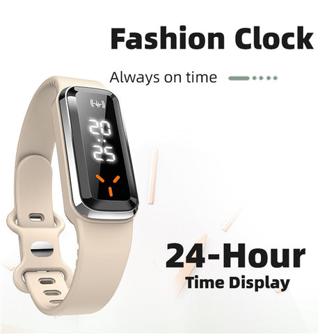 DIROSE F3 Pro Ultrasonic Mosquito Repellent Bracelet Sports Electronic Smart Wristband with Battery Display