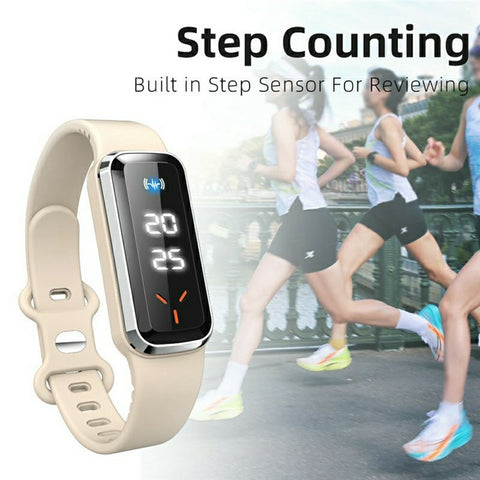 DIROSE F3 Max Wearable Ultrasonic Mosquito Repellent Bracelet Step Counter Sports Electronic Watch