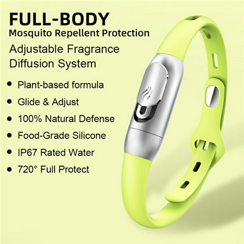 DIROSE F5 Essential Oil Mosquito Repellent Bracelet Insect Protection Silicone Wristband